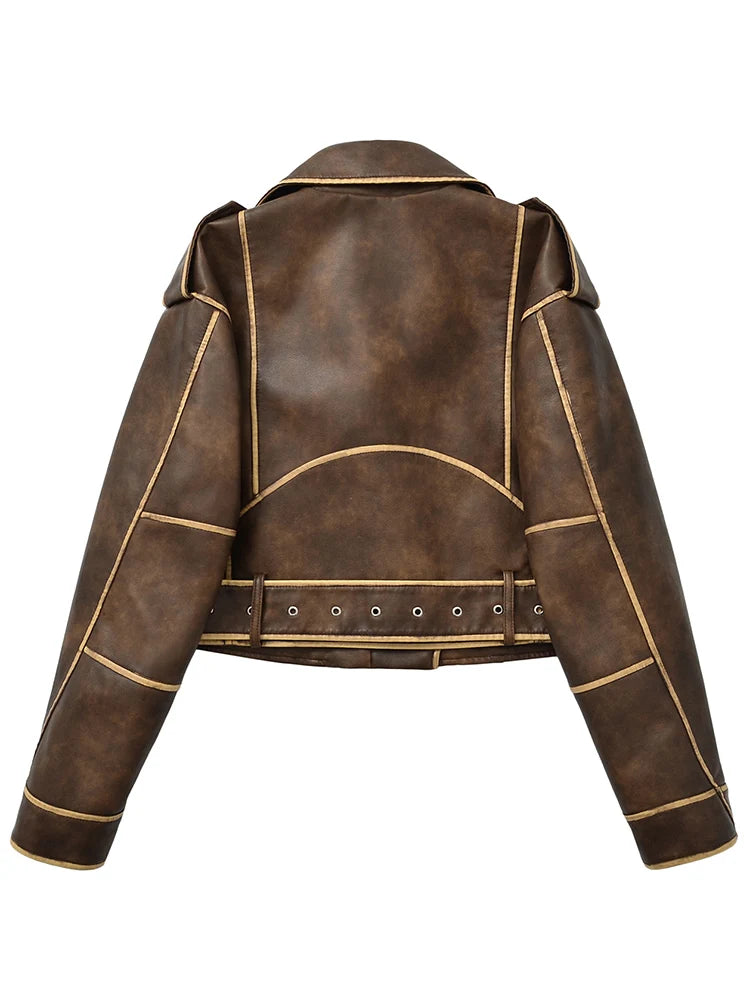 VINTAGE EDGE LEATHER JACKET