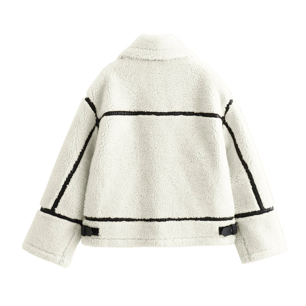 SHERPA PANELLED ZIP JACKET